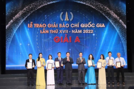 Chủ tịch nước Võ Văn Thưởng dự lễ trao giải Báo chí quốc gia lần thứ XVII năm 2022