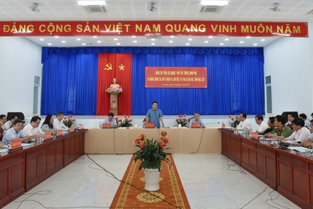 Phó thủ tướng Trần Lưu Quang dẫn đầu Đoàn công tác đi khảo sát và làm việc tại tỉnh Bạc Liêu