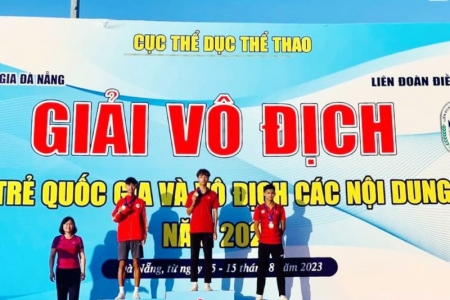 Quảng Ninh giành 3 huy chương ở Giải Điền kinh vô địch trẻ quốc gia 2023