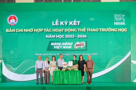 Nestlé Việt Nam và Sở Giáo dục và Đào tạo TP.HCM ký kết Thỏa thuận hợp tác cho năm học 2023 – 2024