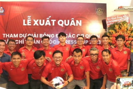 CLB Phóng viên Đời sống – Xã hội làm lễ xuất quân tham dự PressCup 2023