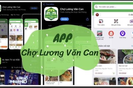 Chợ Lương Văn Can (Hải Phòng) là chợ đầu tiên ứng dụng mua bán trực tuyến hiện đại