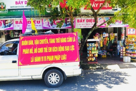 Quảng Ngãi: Tuyên truyền pháp luật về QLTT nhân dịp Tết Trung thu