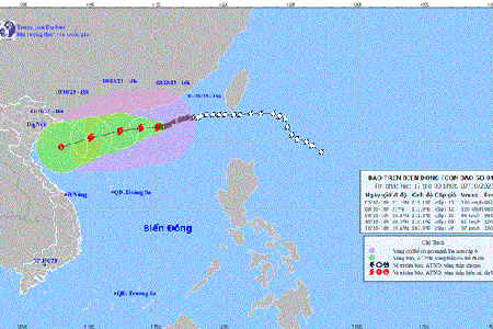 Bão số 4 tiến vào Vịnh Bắc Bộ, miền Bắc đón không khí lạnh
