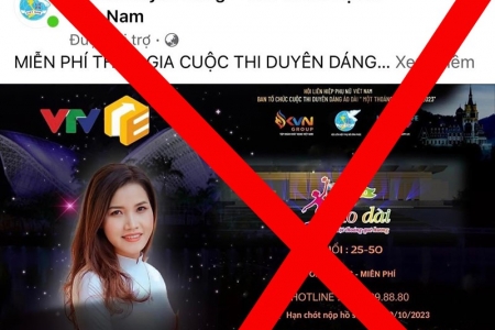 Cảnh báo lừa đảo qua cuộc thi áo dài, thi ảnh áo dài