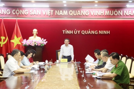 Ban Chỉ đạo phòng chống tham nhũng, tiêu cực tỉnh Quảng Ninh tổ chức phiên họp tháng 10