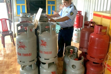 Kiên Giang: Xử phạt 02 hộ kinh doanh lưu trữ chai LPG và LPG chai sai quy định