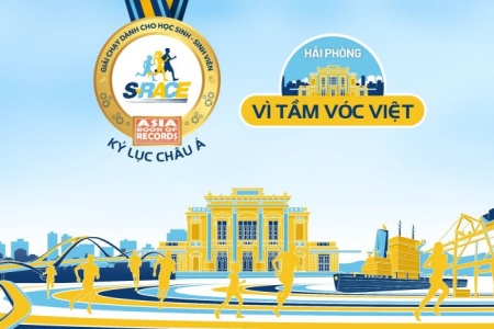 Giải chạy dành cho học sinh - sinh viên S-Race Hải Phòng với thông điệp “Vì tầm vóc Việt”  