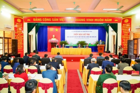 Cử tri huyện Cát Hải kiến nghị Chính phủ sớm ban hành Quy hoạch không gian biển quốc gia