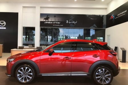Giá xe Mazda CX-3 1.5 AT 2023 lăn bánh ở mức 579 – 609 triệu đồng tùy từng địa phương