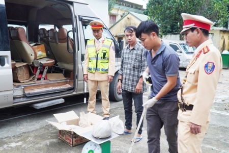 Công an huyện Cam Lộ phát hiện vụ vận chuyển động vật hoang dã quý hiếm trái phép