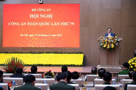 Năm 2024 được xác định là năm "tăng tốc", lực lượng Công an Nhân dân tiếp tục gương mẫu, đi đầu