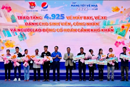 TP. Hồ Chí Minh: Gần 5.000 sinh viên, công nhân, người lao động “Mang Tết về nhà”