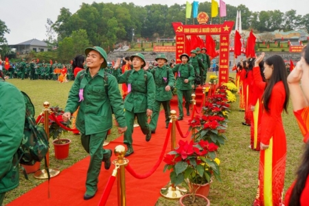 Ngày hội tòng quân tạo ấn tượng tốt và có tính tuyên truyền, giáo dục cao