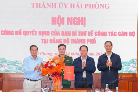 Công bố Quyết định của Ban Bí thư về công tác cán bộ tại Đảng bộ Thành phố Hải Phòng