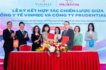 Vinmec và Prudential ký kết hợp tác chiến lược, mang lại giải pháp y tế tốt hơn cho khách hàng