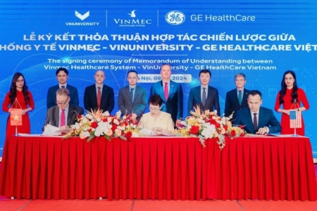 Vinmec - Vinuni - GE HealthCare hợp tác đào tạo thực hành y khoa chuẩn quốc tế