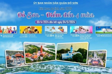 Liên hoan du lịch 2024 'Đồ Sơn – Điểm đến 4 mùa'