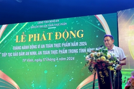 Nghệ An phát động “Tháng hành động vì an toàn thực phẩm” năm 2024