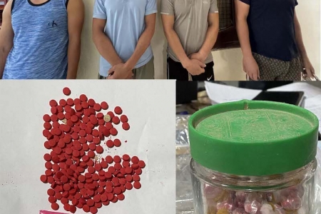 Công an Thanh Hóa bắt nhóm đối tượng tàng trữ và tổ chức sử dụng trái phép chất ma túy