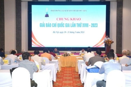 Có 165 tác phẩm lọt vào vòng Chung khảo Giải Báo chí quốc gia lần thứ XVIII