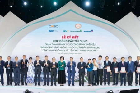 Vietcombank và ACV tổ chức lễ ký kết hợp đồng cấp tín dụng (hợp vốn) trị giá 1,8 tỷ USD cho dự án Cảng hàng không quốc tế Long Thành