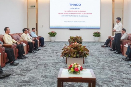 THACO đẩy mạnh hợp tác với Trường Đại học Sư phạm Kỹ thuật TP. HCM