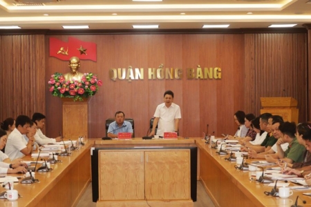 Ban Chỉ đạo 35 quận Hồng Bàng triển khai nhiệm vụ 6 tháng cuối năm 2024