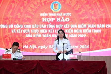 Kiểm toán Nhà nước chuyển 40 vụ việc có dấu hiệu vi phạm pháp luật sang cơ quan điều tra