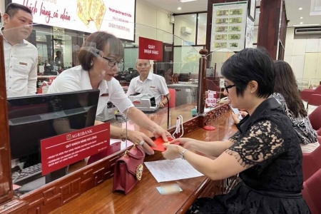 Agribank cập nhật danh sách điểm giao dịch bán vàng miếng SJC