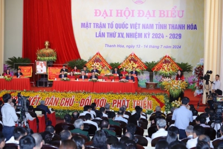 Khai mạc Đại hội đại biểu MTTQ Việt Nam tỉnh Thanh Hóa lần thứ XV, nhiệm kỳ 2024 – 2029