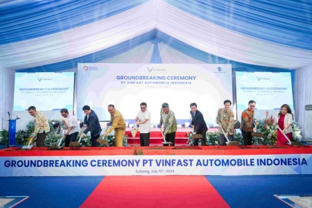 Vinfast chính thức động thổ nhà máy lắp ráp  xe điện tại Indonesia