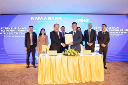 Nam A Bank triển khai Dự án quản lý rủi ro môi trường, xã hội và quản trị - ESG