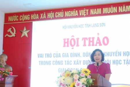 Lạng Sơn: Nâng cao vai trò của gia đình, dòng họ khuyến học trong công tác xây dựng xã hội học tập