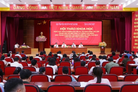 Hội thảo khoa học về bảo vệ nền tảng tư tưởng của Đảng