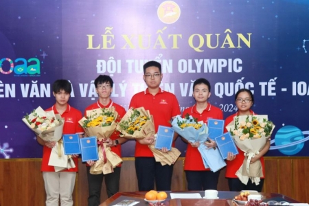 Việt Nam đạt thành tích 5 Huy chương tại Kỳ thi Olympic Thiên văn và Vật lý Thiên văn quốc tế 2024