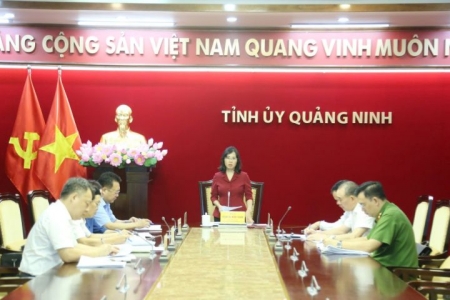 Quảng Ninh họp Thường trực Ban Chỉ đạo phòng, chống tham nhũng, tiêu cực