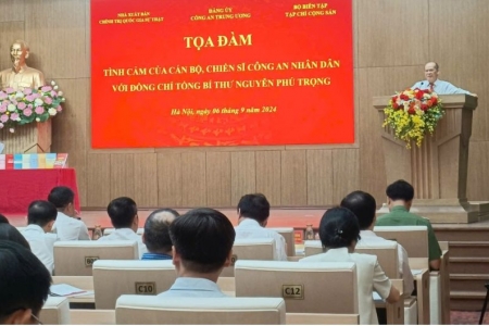 Tọa đàm Công an nhân dân với đồng chí Tổng Bí thư Nguyễn Phú Trọng