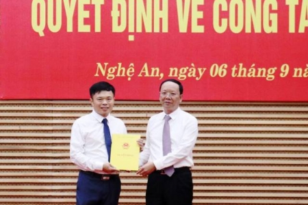 Bổ nhiệm Phó Chánh văn phòng UBND tỉnh Nghệ An