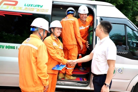 Điện lực Hà Tĩnh tiếp tục lên đường hỗ trợ Hải Dương khắc phục hậu quả bão số 3