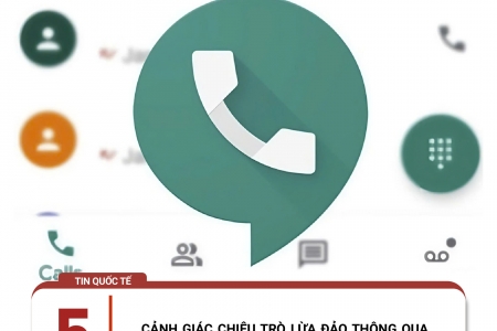 Lừa đảo thông qua Google voice để chiếm đoạt tài sản