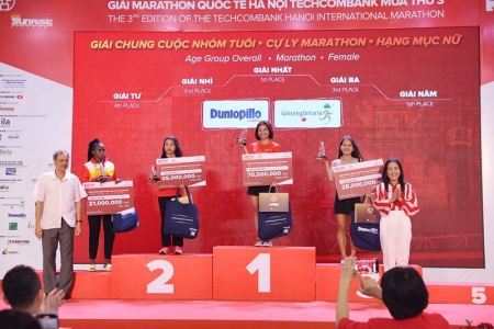 Bế mạc Giải Marathon Quốc tế Hà Nội Techcombank Mùa thứ ba