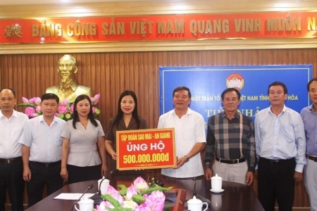 Ủy ban MTTQ tỉnh Thanh Hóa tiếp nhận ủng hộ đồng bào bị thiệt hại do bão số 3