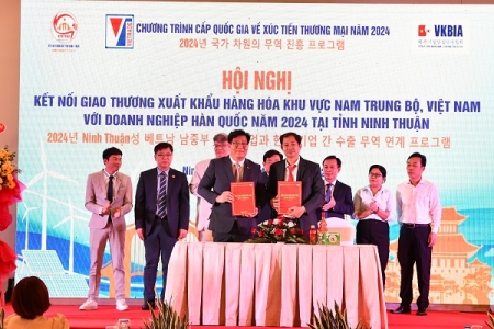 Ninh Thuận tổ chức Hội nghị kết nối giao thương giữa doanh nghiệp khu vực Nam Trung Bộ với Hàn Quốc