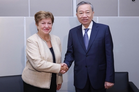 Bà Kristalina Georgieva mong Việt Nam cùng IMF chia sẻ kinh nghiệm, thành công của nền kinh tế với đối tác