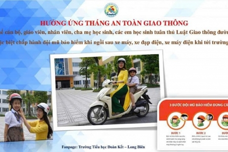 Trường Tiểu học Đoàn Kết (Long Biên, Hà Nội): Đảm bảo ATTH & ATGT ngay từ đầu năm học 2024 - 2025