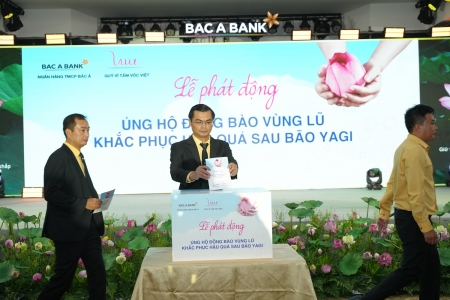 BAC A BANK giảm lãi vay, đồng hành cùng khách hàng chịu ảnh hưởng bởi bão Yagi