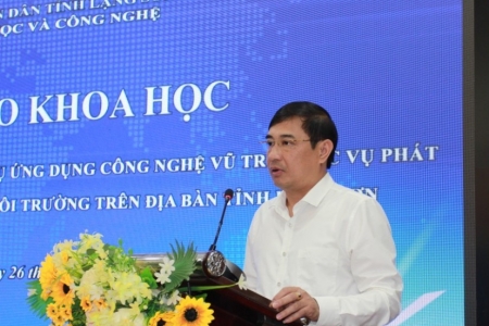 Tổ chức Hội thảo khoa học ứng dụng công nghệ vũ trụ phục vụ phát triển kinh tế, xã hội và bảo vệ môi trường