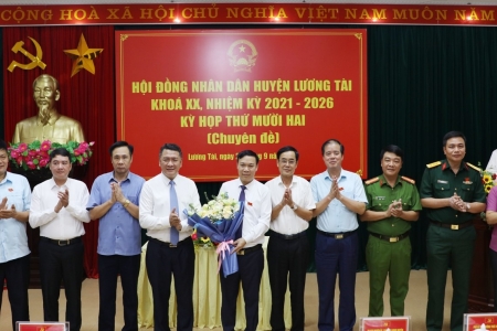 Huyện Lương Tài (Bắc Ninh) có tân Chủ tịch UBND huyện