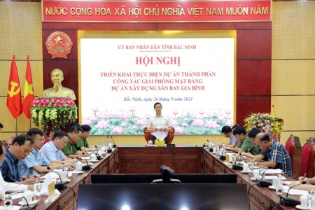 Bắc Ninh: Triển khai công tác giải phóng mặt băng sân bay Gia Bình